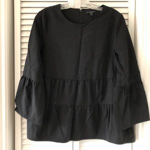 H&M COS bell sleeve wool top